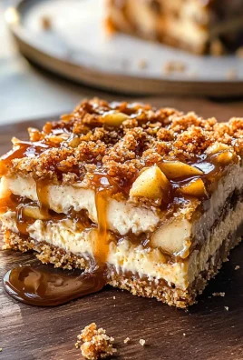 Caramel Apple Cheesecake Bars