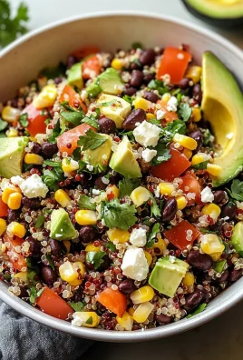 Chili-Lime Quinoa Black Bean Salad with Corn