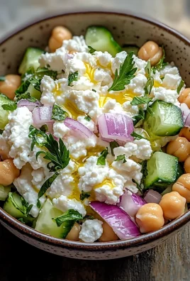 Cottage Cheese and Chickpea Salad: A Refreshing and Protein-Packed Delight