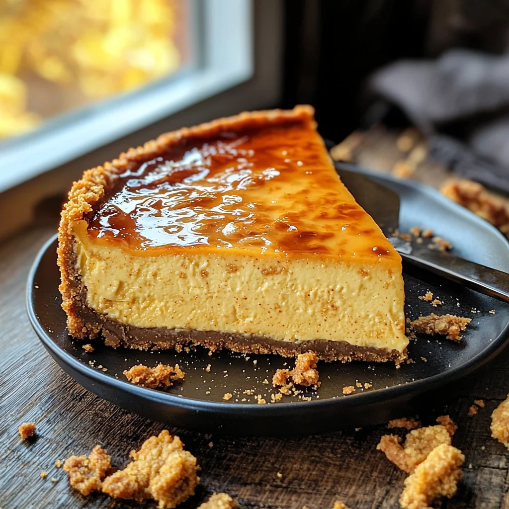 Creme Brulee Pumpkin Cheesecake Recipe