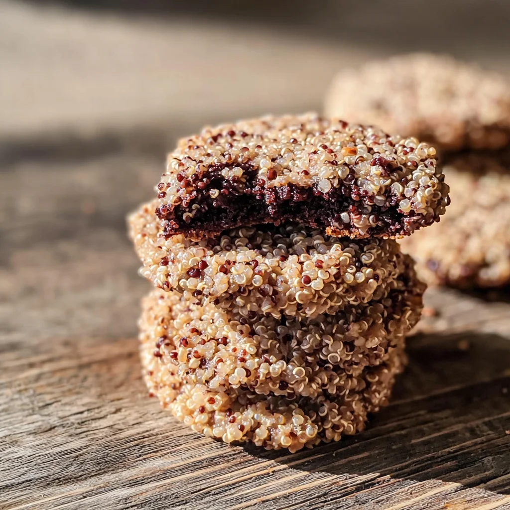Crispy Quinoa Cacao Cookies (No-Bake!)