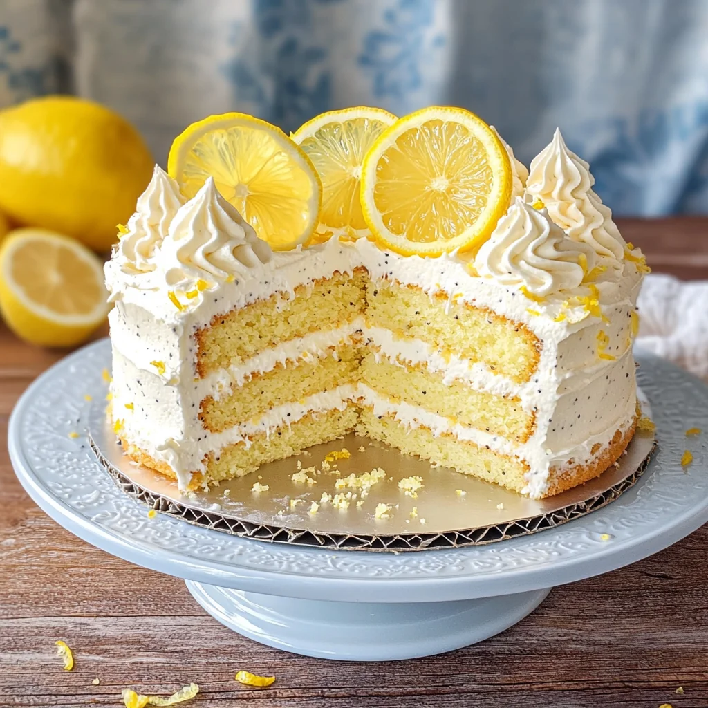 Easy Lemon Birthday Cake Recipe