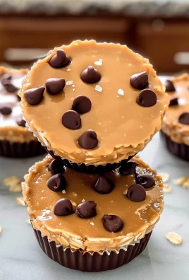 Easy No Bake Peanut Butter Oat Cups