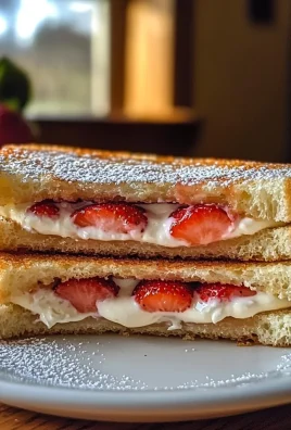 Fried Strawberry Cheesecake Sandwiches