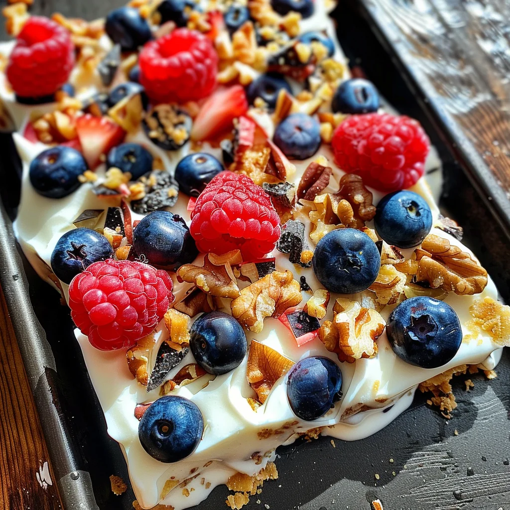 Frozen Yogurt Bark