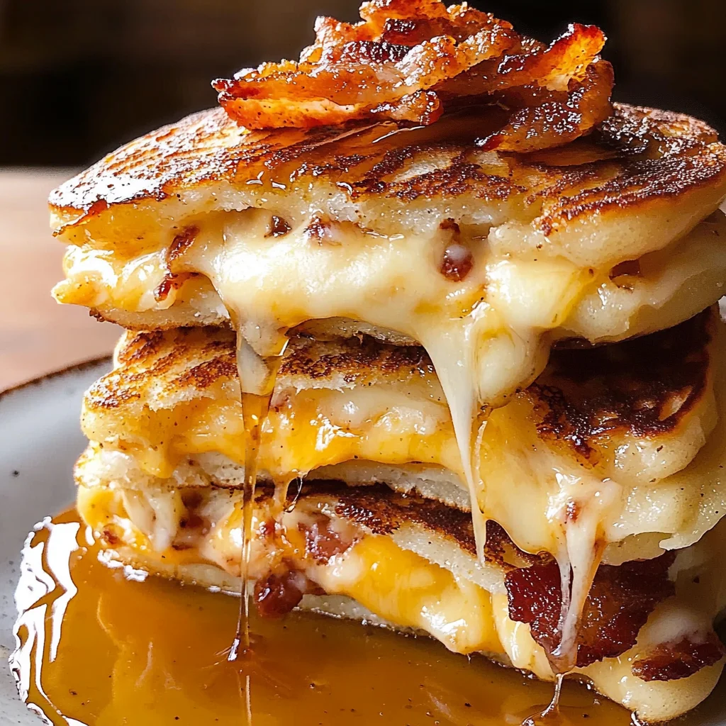 Grilled Cheese Pancakes