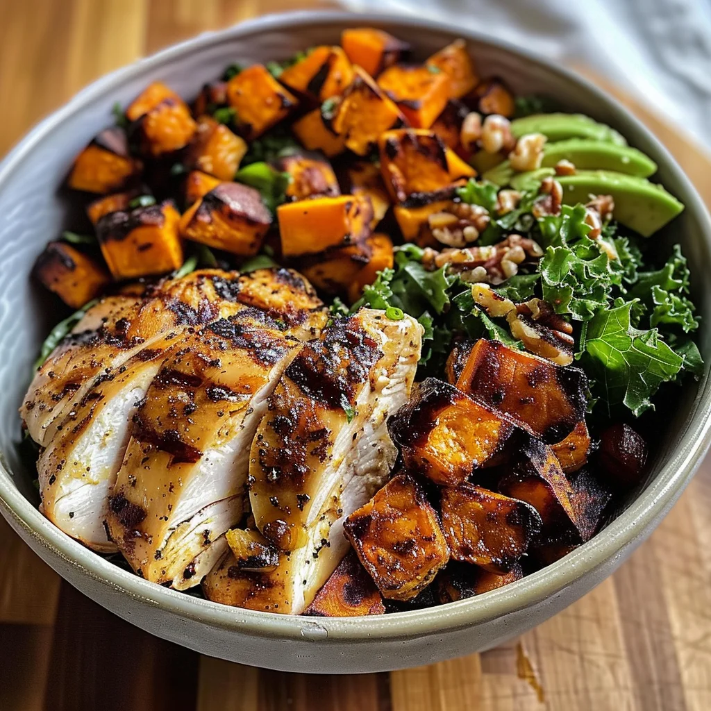 Grilled Chicken & Sweet Potato Bowl