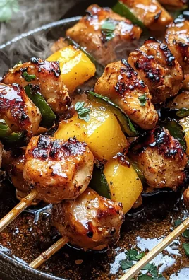 Jalapeno Peach Chicken Skewers