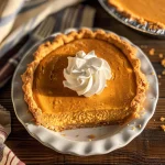 No Bake Marshmallow Pumpkin Pie