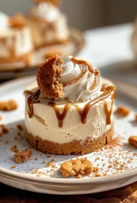 No Bake Mini Biscoff Cheesecakes