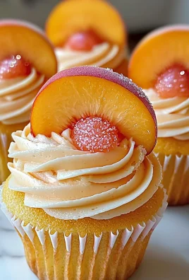 Peach Bellini Cupcakes
