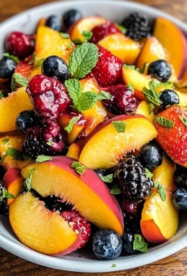 Peach Berry Fruit Salad