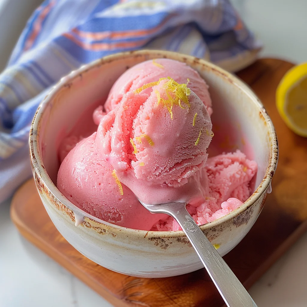 Pink Lemonade Sorbet Recipe