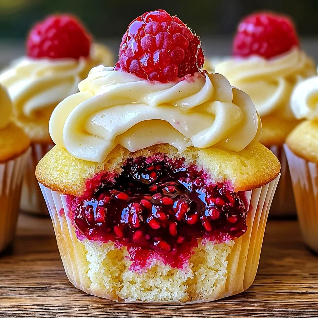 Raspberry Lemon Heaven Cupcakes