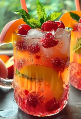 Raspberry Peach Lemonade