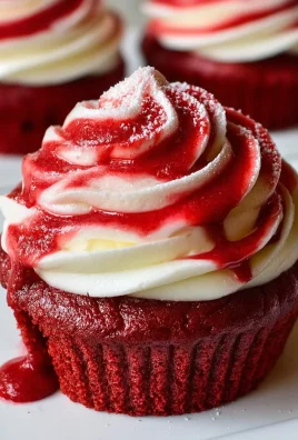 Red Velvet Molten Lava Cupcakes Recipe