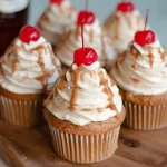 Root Beer Float Cupcakes