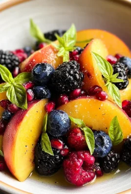Summer Peach Fruit Salad