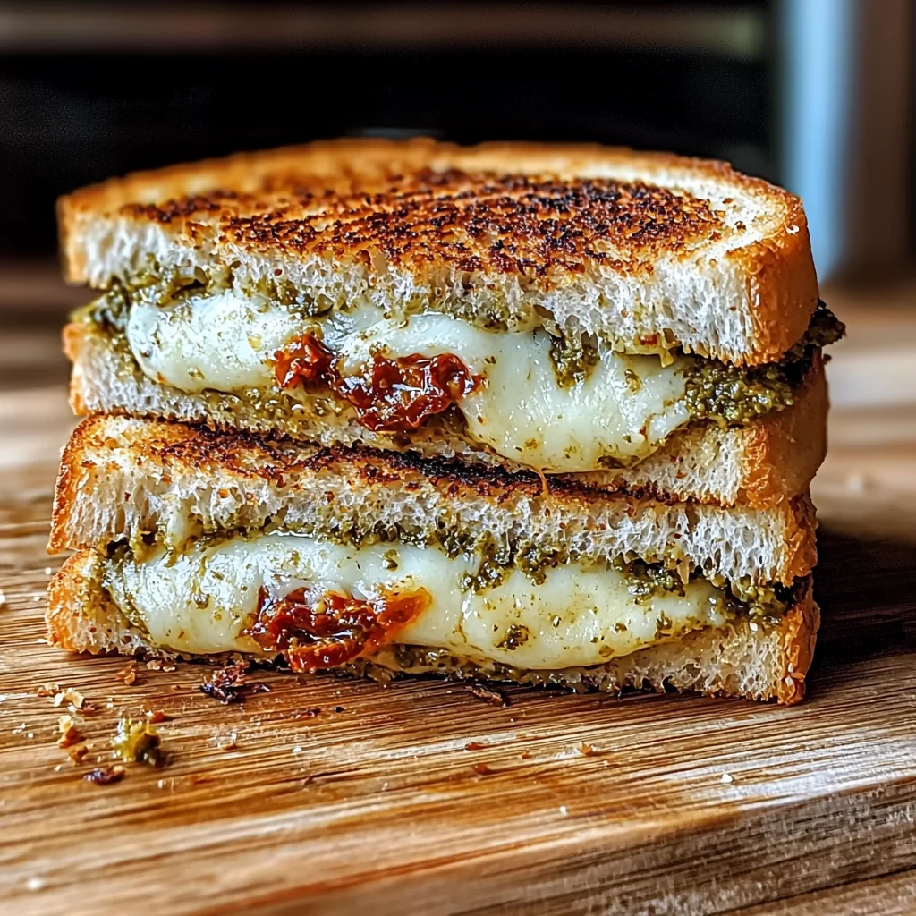 Sun-Dried Tomato Pesto Grilled Cheese: A Flavor Delight!