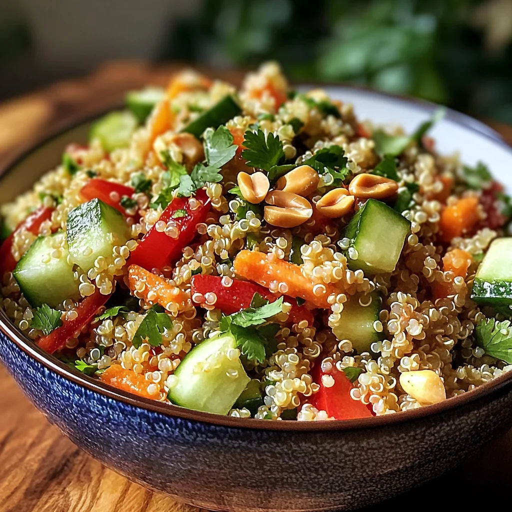 Thai Quinoa Crunch Salad: A Refreshing Healthy Delight!