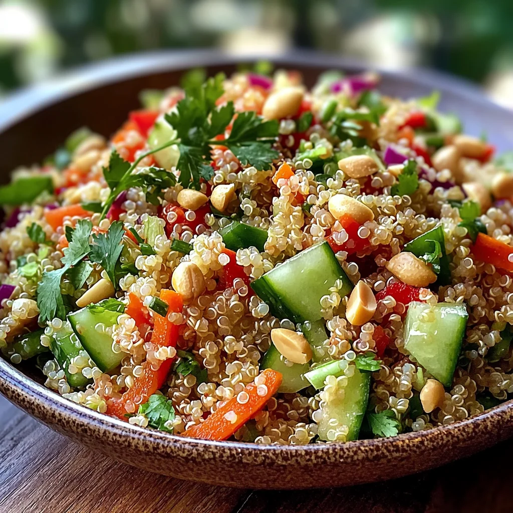 Thai Quinoa Crunch Salad: A Refreshing Healthy Delight!
