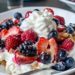 Triple Berry Cheesecake Fruit Salad