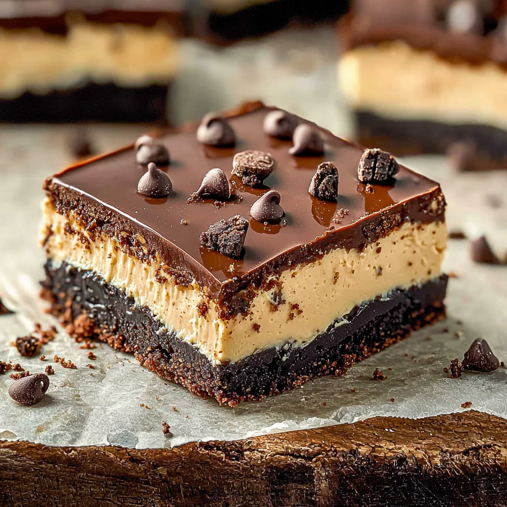 Chocolate Cheesecake Bars