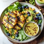 Creamy Citrus Dressing + Grilled Pineapple Salad