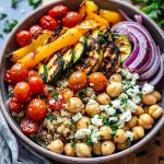 Healthy Grilled Mediterranean Bowl