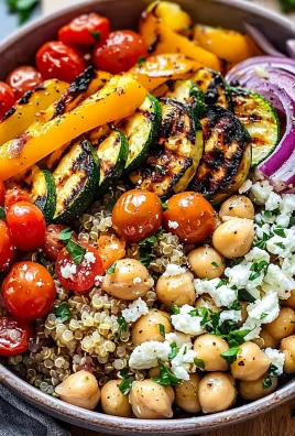 Healthy Grilled Mediterranean Bowl