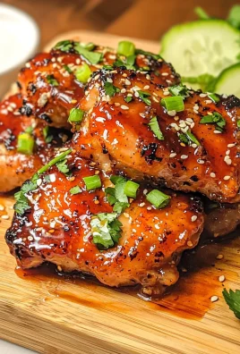 Sticky Sweet Chili Chicken Thighs in Air Fryer