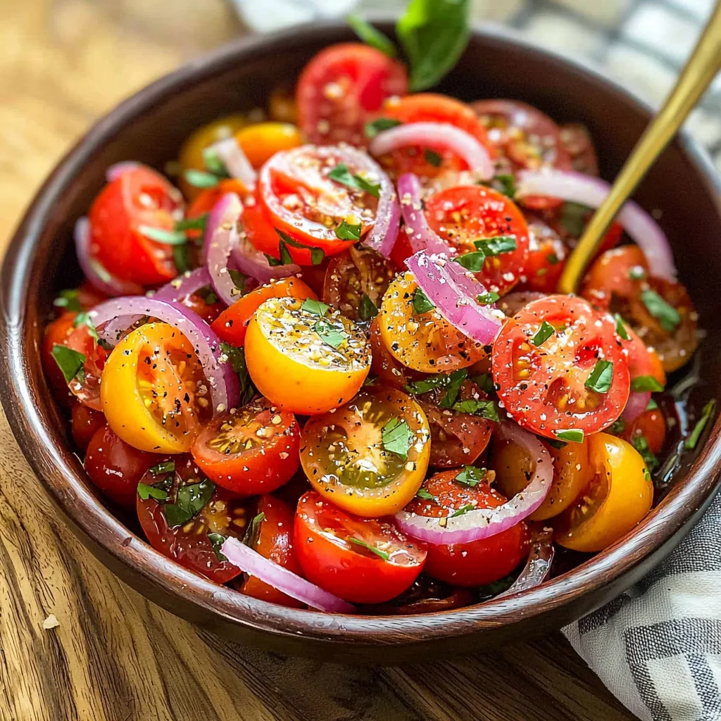 The Best Summer Cherry Tomato Salad Recipe
